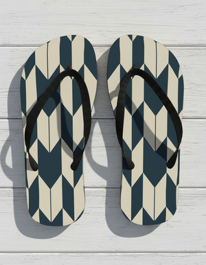 Sakura flip flops