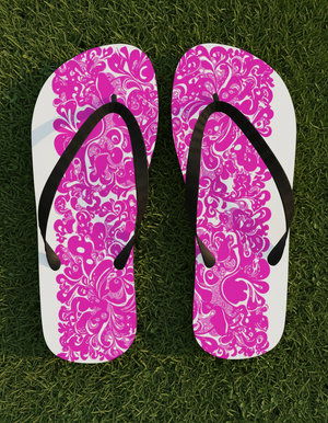 Kaleidoscope flip flops
