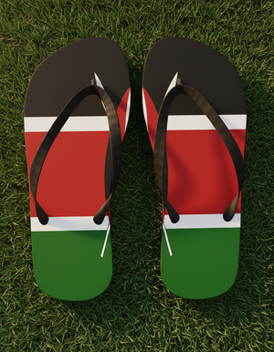 Kenyan Flag flip-flops
