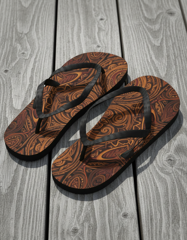 Polynesian Collection flip flops