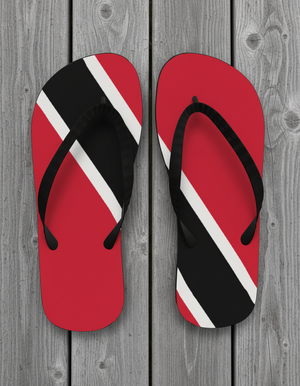 Trinidadian Flag flip-flops