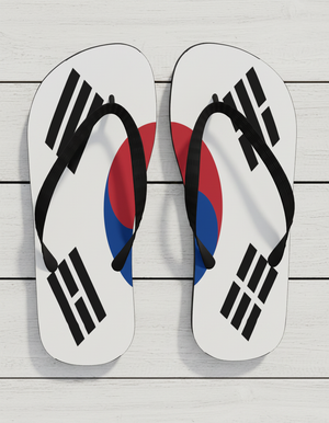 Korean Flag flip-flops