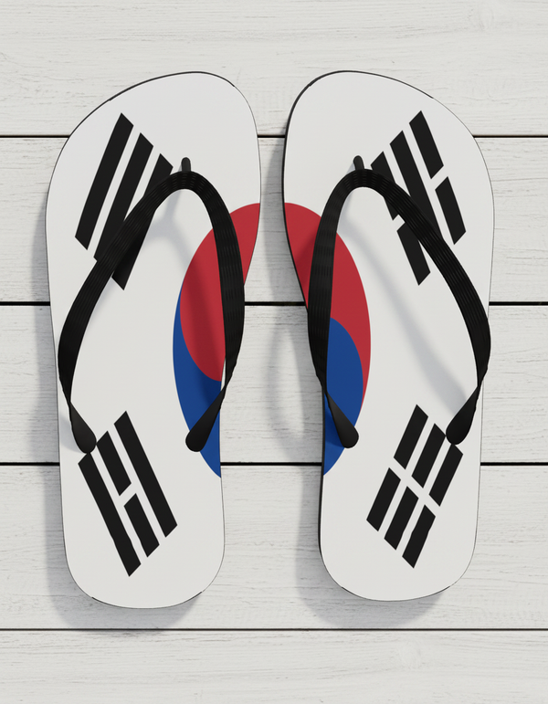 Korean Flag flip flops