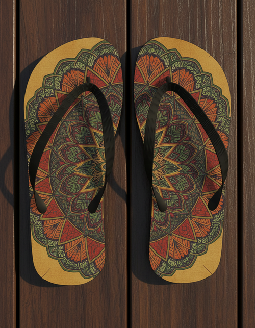 Lotus flip flops