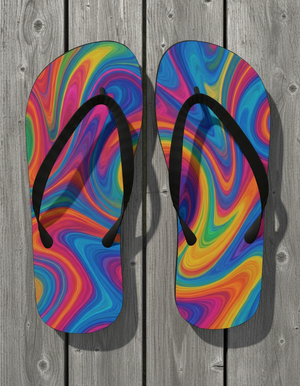 Veil flip flops