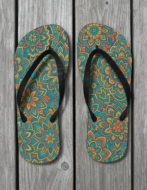 Mandalas flip-flops