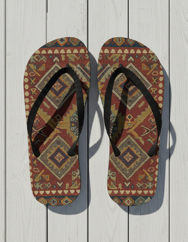 Kilim Collection flip-flops