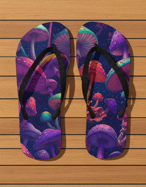 Fungi Flip Flops Flip Flops — Dripper