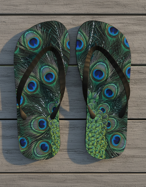 Peacock Collection flip flops