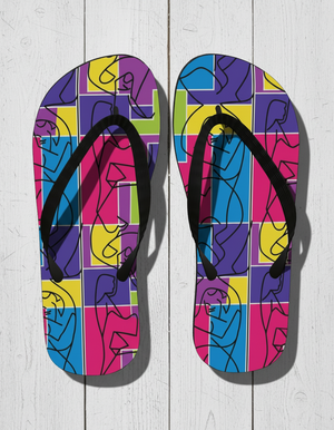 Lustre flip flops