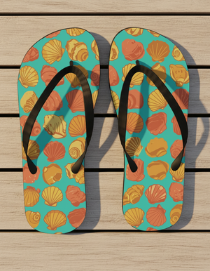 Seashell Collection flip-flops