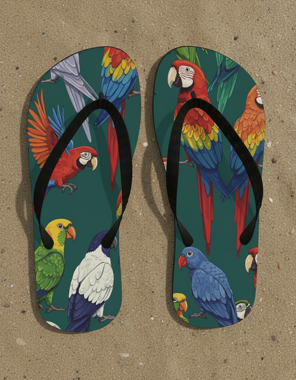 Parrot Collection flip flops
