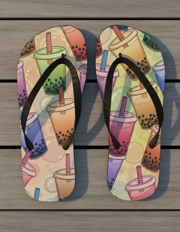 Boba Collection flip flops