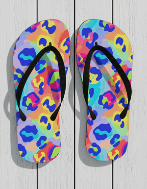 Leopard Collection flip-flops