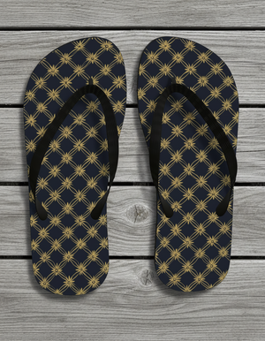 Kasuri flip-flops