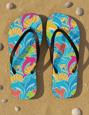 Dolphin Collection flip-flops