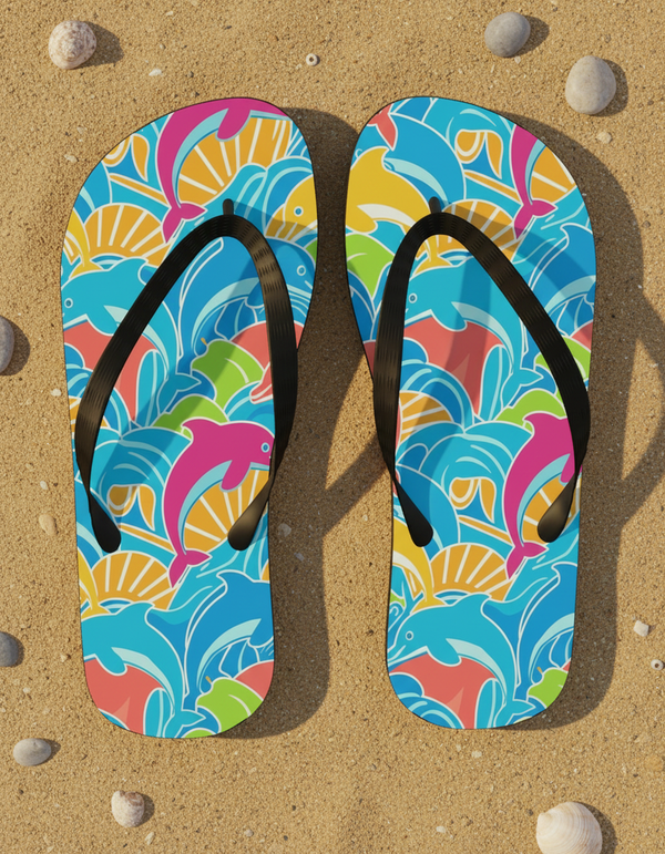 Dolphin Collection flip-flops