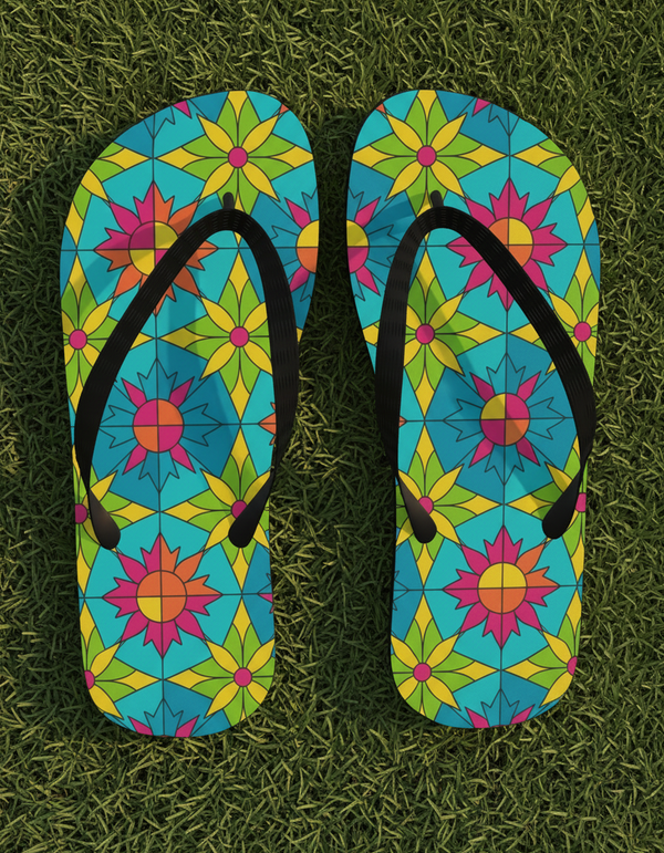 Mosaic Collection flip flops