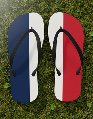 French Collection flip-flops