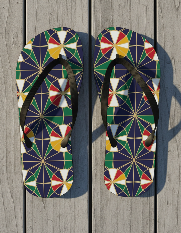 Navy flip flops — Dripper