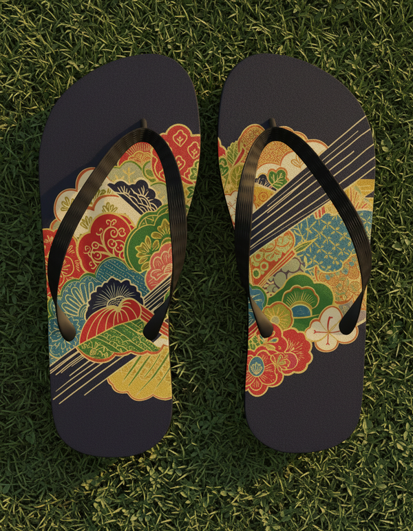 Radiant Waves Hikari Flip Flops