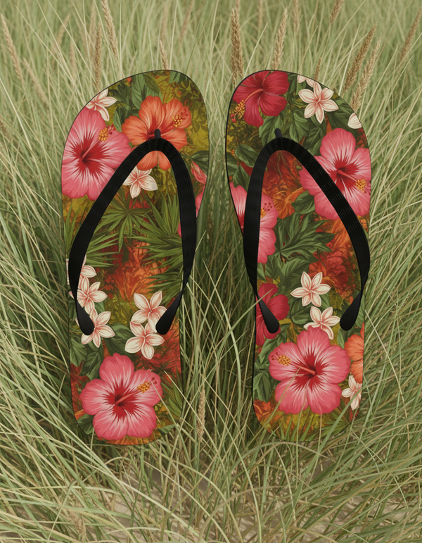 Tropical Collection flip flops