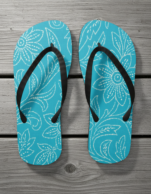 Paisley flip flops — Dripper