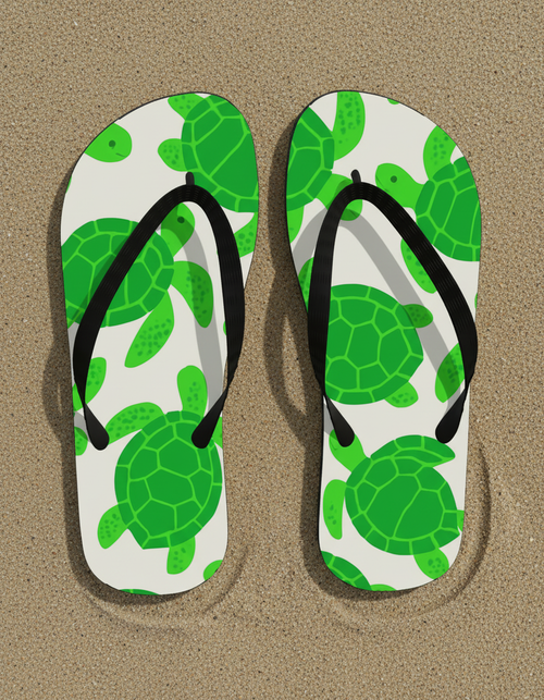 Aqua Flip Flops Flip Flops — Dripper