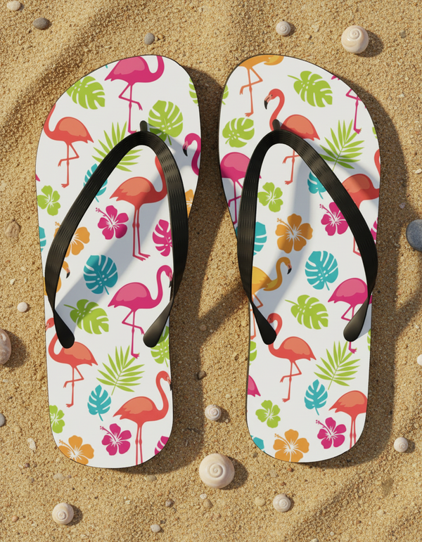 Serene Escape Oasis Flip Flops