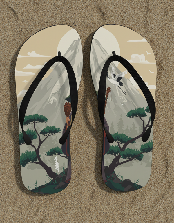 Mountain Hermit flip flops