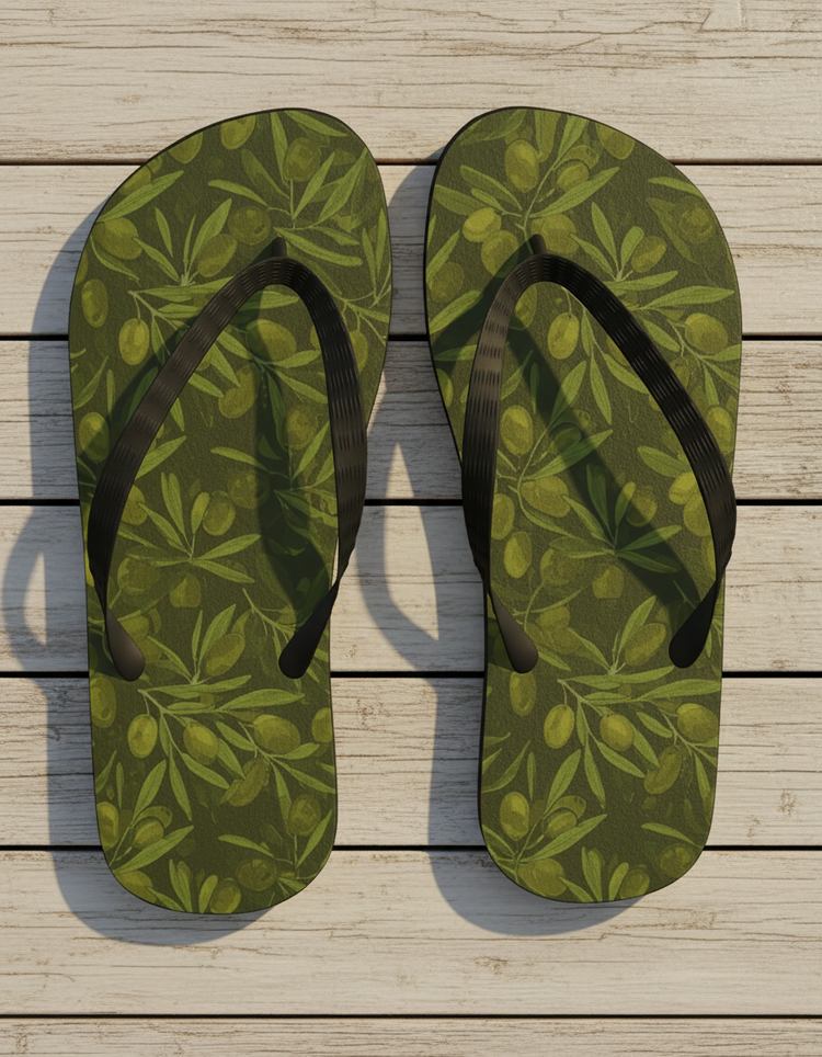 Tranquil Vibes Serenity Flip Flops