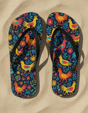 Fresco flip flops