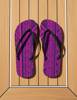 Alpaca flip flops