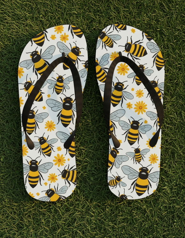 Honeycomb Bliss Buzz Flip Flops