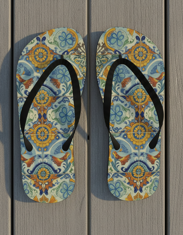 Flip Flops in Azulejo