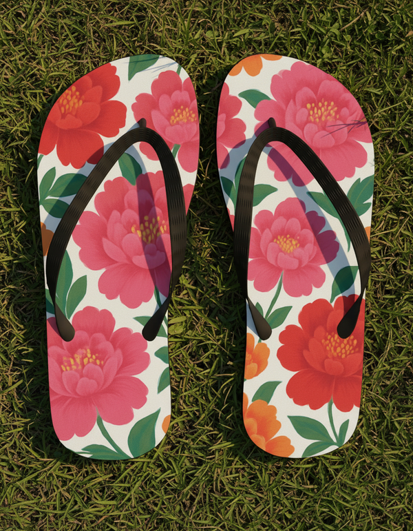 Flip Flops in Peony