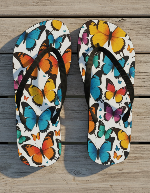 Butterfly Collection flip flops