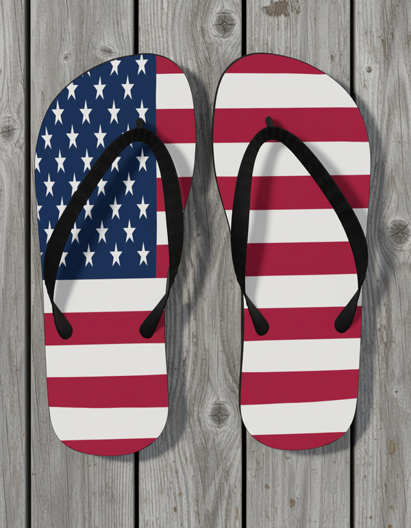 American Collection flip flops