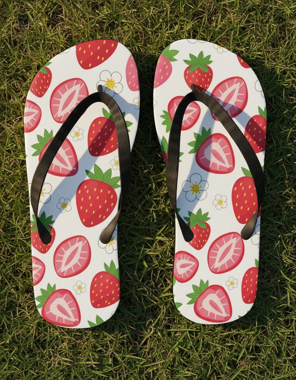 Strawberry Collection flip flops