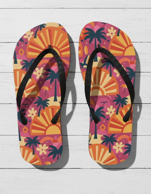 Twilight Dusk Flip Flops
