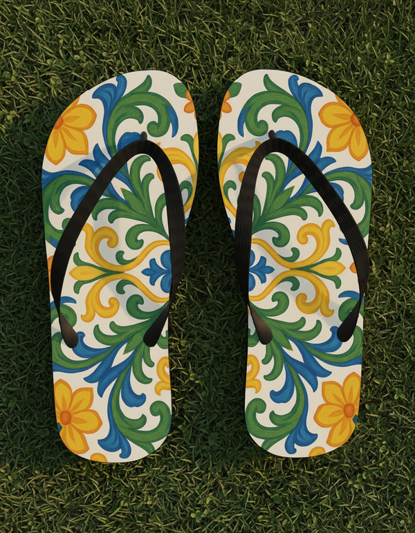 Flip Flops in Cerulean