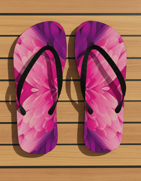 Vibrant Fiesta Flip Flops