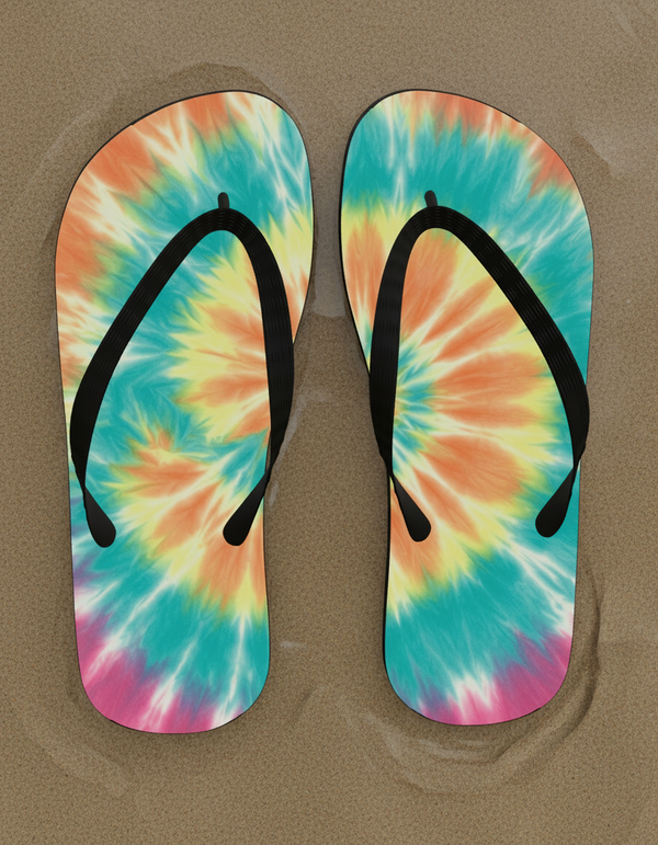 Tie-Dye flip flops — Dripper