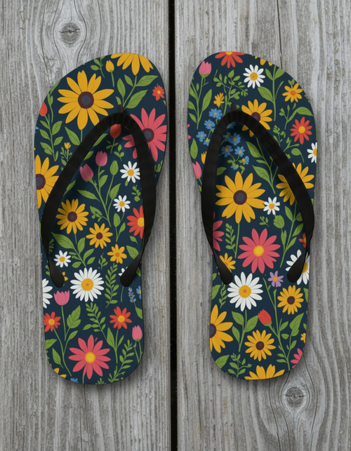 Fern Flip Flops Flip Flops — Dripper