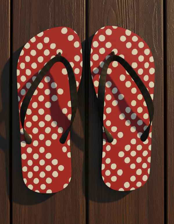 Kanoko flip flops