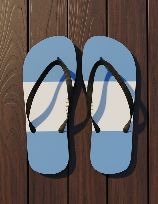 Argentine Collection flip flops