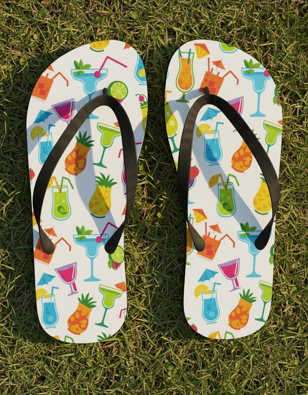 Citrus Bliss Zest Flip Flops