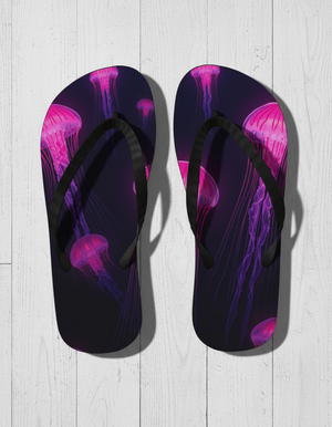 Jellyfish Collection flip-flops