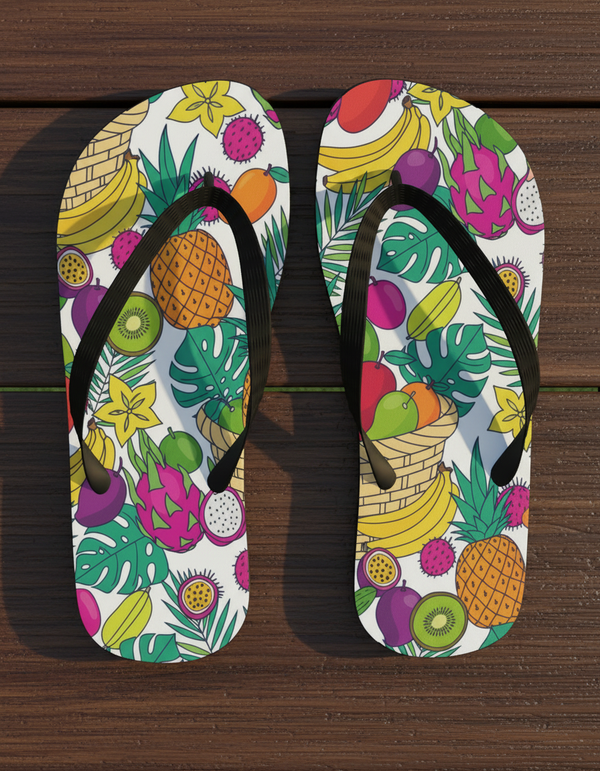 Tropical Collection flip flops