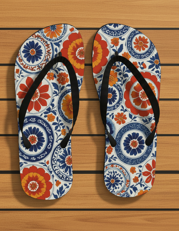 Chinese Collection flip-flops
